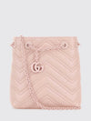 gg marmont mini chevron matelassé nappa leather bucket bag