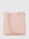 gg marmont mini chevron matelassé nappa leather bucket bag