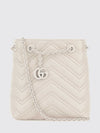 gg marmont mini chevron matelassé nappa leather bucket bag