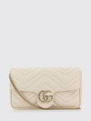 gg marmont mini chevron matelassé leather bag with chain strap