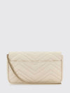 gg marmont mini chevron matelassé leather bag with chain strap