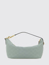 vanity handbag in gg monogram jacquard fabric with zip closure