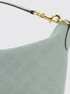 vanity handbag in gg monogram jacquard fabric with zip closure