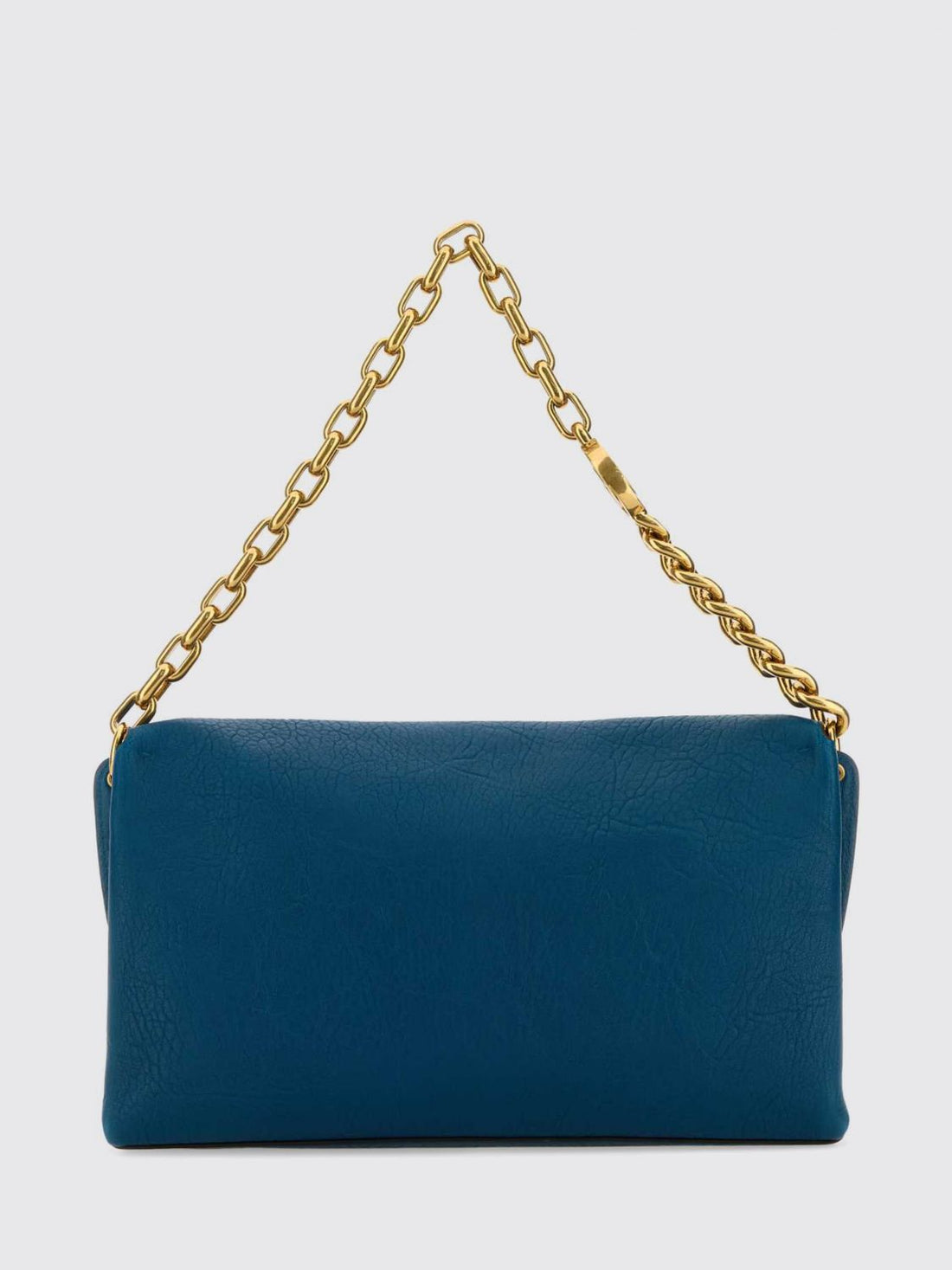GUCCI OS grained leather shoulder bag with removable chain handle