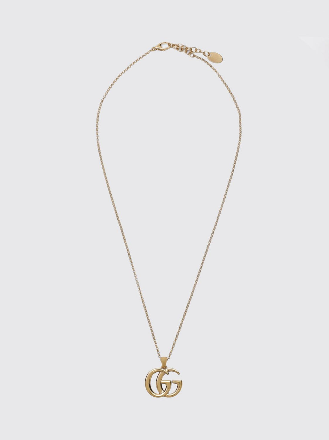 GUCCI OS gg marmont gold-finish metal necklace with pendant