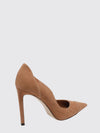 brigitte high-heeled suede court shoes