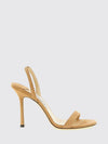 jenn suede slingback sandals with a round toe and stiletto heel