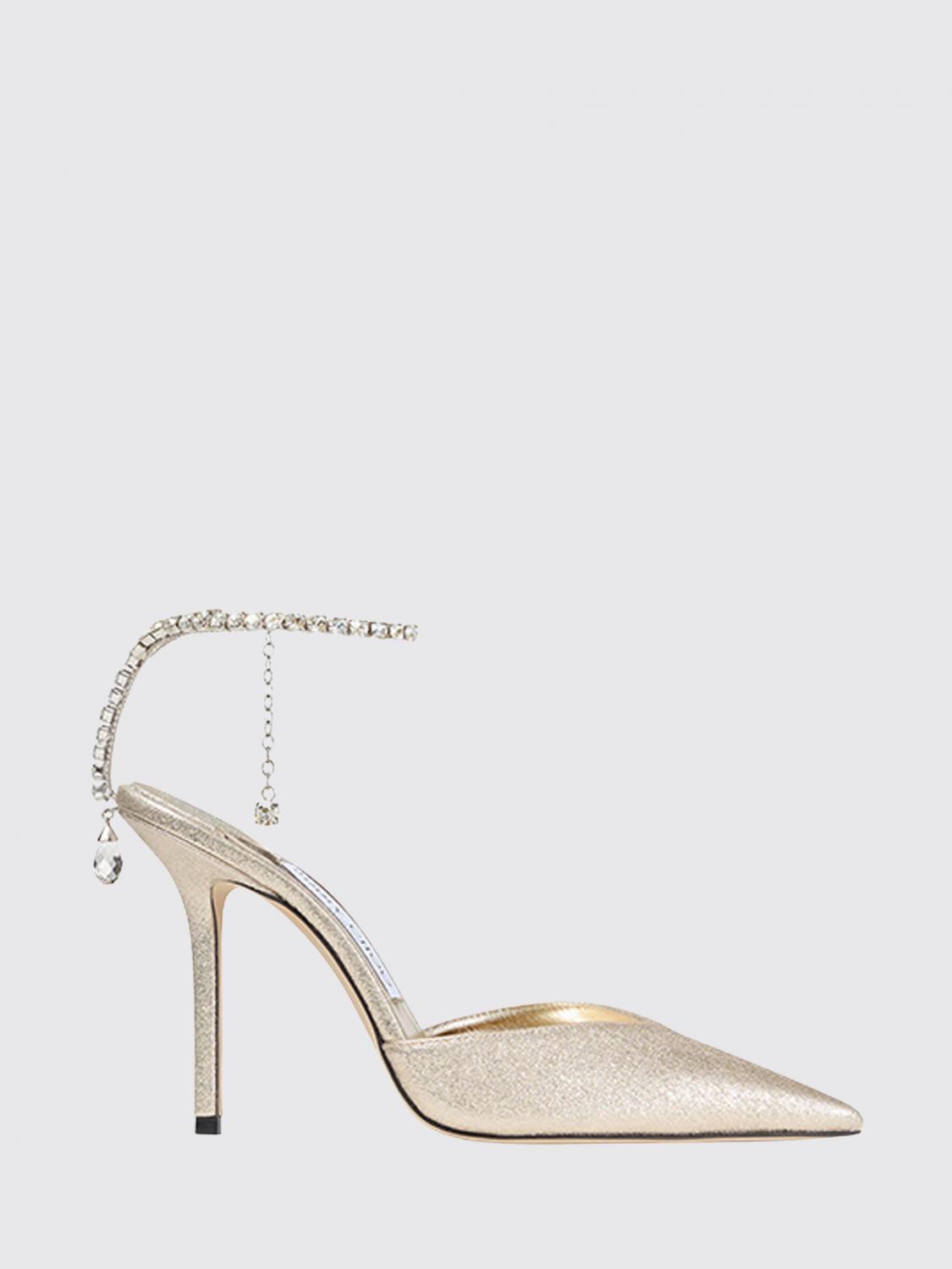 saeda crystal-embellished fabric court shoes with ankle strap