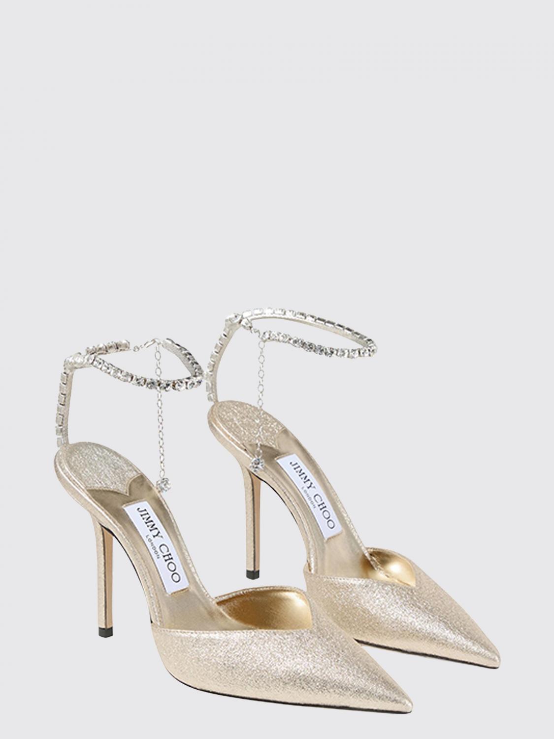 saeda crystal-embellished fabric court shoes with ankle strap