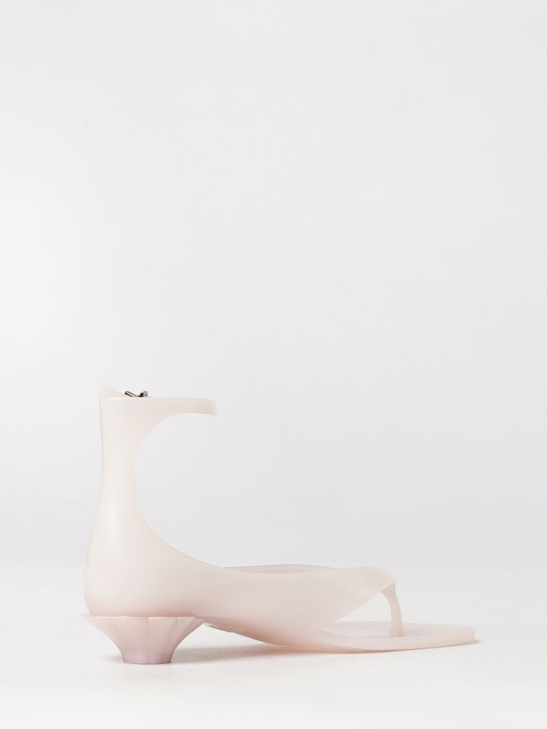 jelly thong sandals chloé in pvc with ankle strap