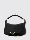 marcie shoulder bag chloé in calfskin leather with braided handle