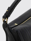 marcie shoulder bag chloé in calfskin leather with braided handle