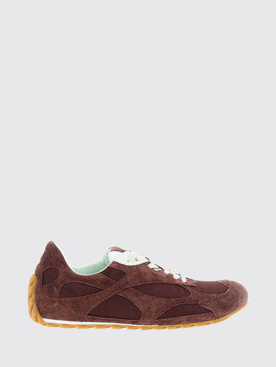 orbit suede and nylon sneakers with serrated sole