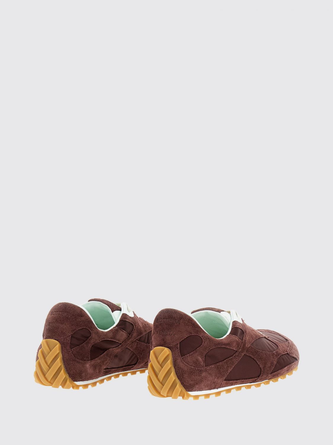 orbit suede and nylon sneakers with serrated sole