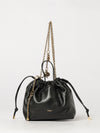 icons mini bucket bag chloé in nappa leather with chain strap