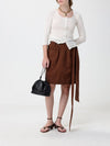 icons mini bucket bag chloé in nappa leather with chain strap