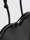 le cœur heart-shaped leather crossbody mini bag with zip closure