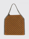 falabella small alter mat handbag with chain trims