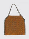 falabella small alter mat handbag with chain trims