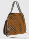 falabella small alter mat handbag with chain trims