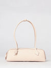 medium le teckel calfskin leather and nubuck shoulder bag