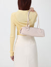 medium le teckel calfskin leather and nubuck shoulder bag