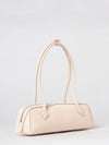 medium le teckel calfskin leather and nubuck shoulder bag