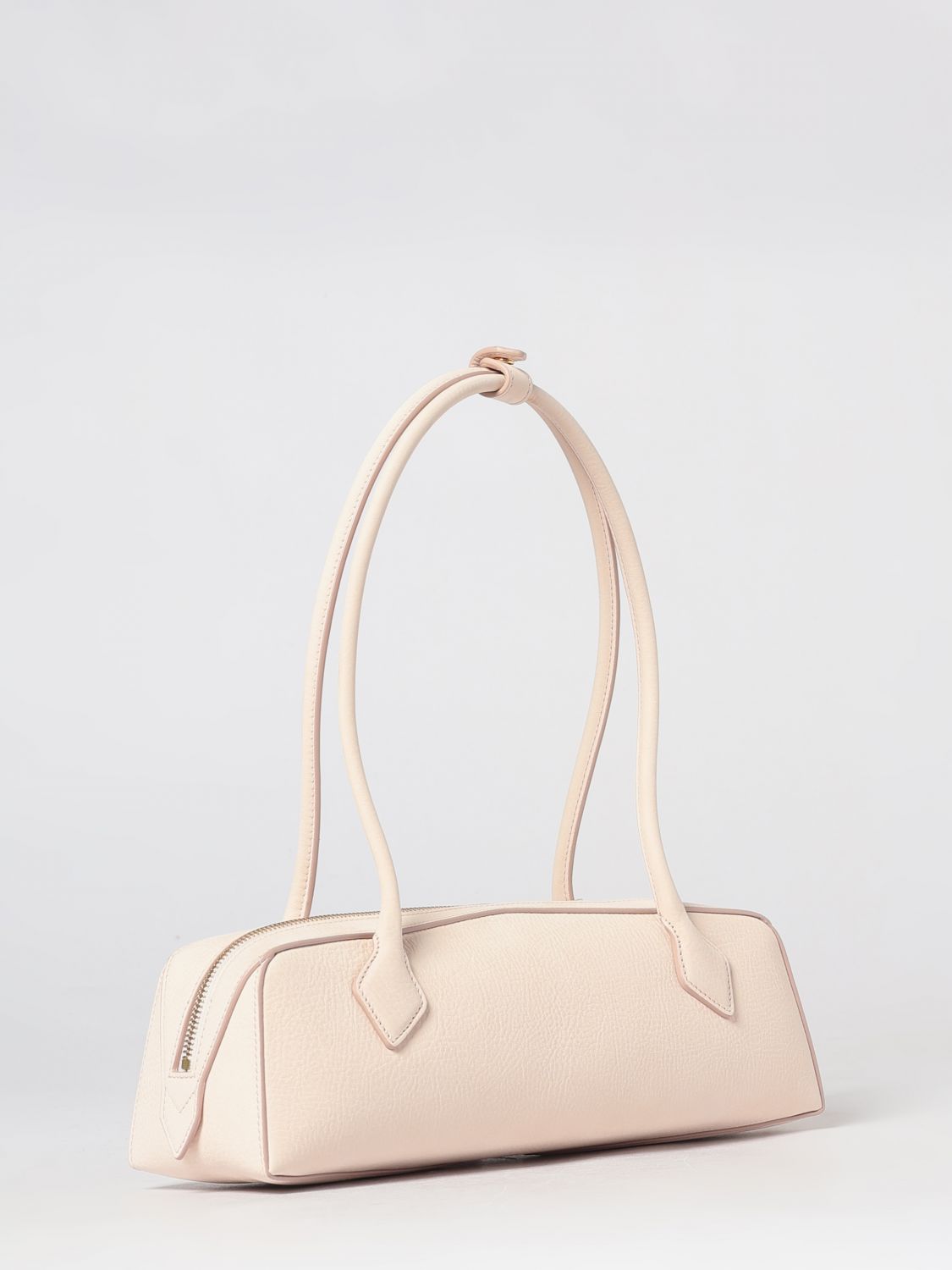 medium le teckel calfskin leather and nubuck shoulder bag
