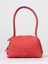 small le bouledogue calfskin leather and nubuck bowling bag
