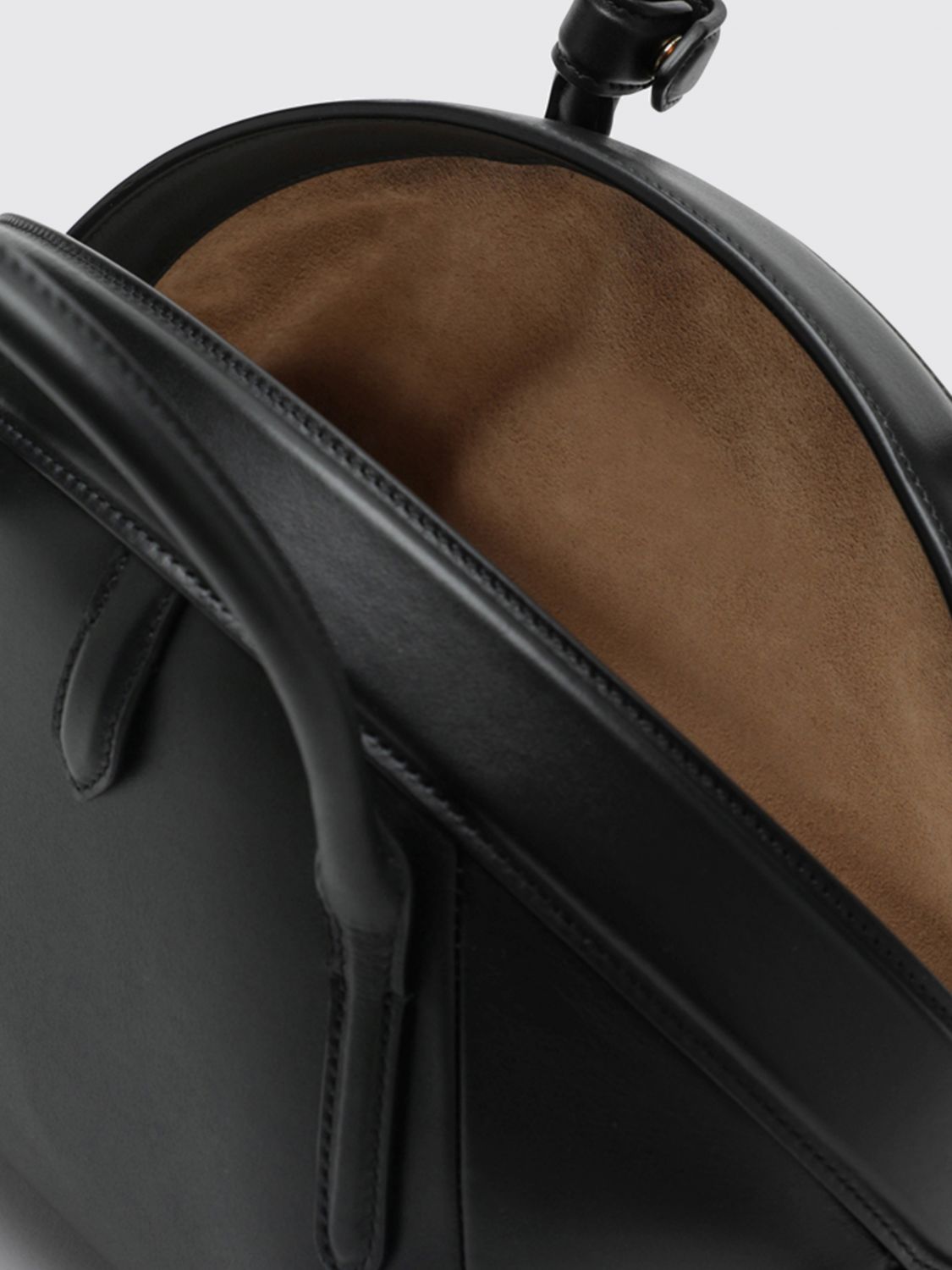 medium purse smooth calfskin leather handbag with snap closure