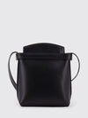 mini calfskin leather bucket bag with gancini logo