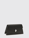 mini bag in croc-effect calfskin leather with skull