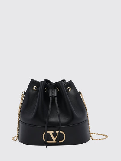 vlogo signature mini bucket bag in calf leather