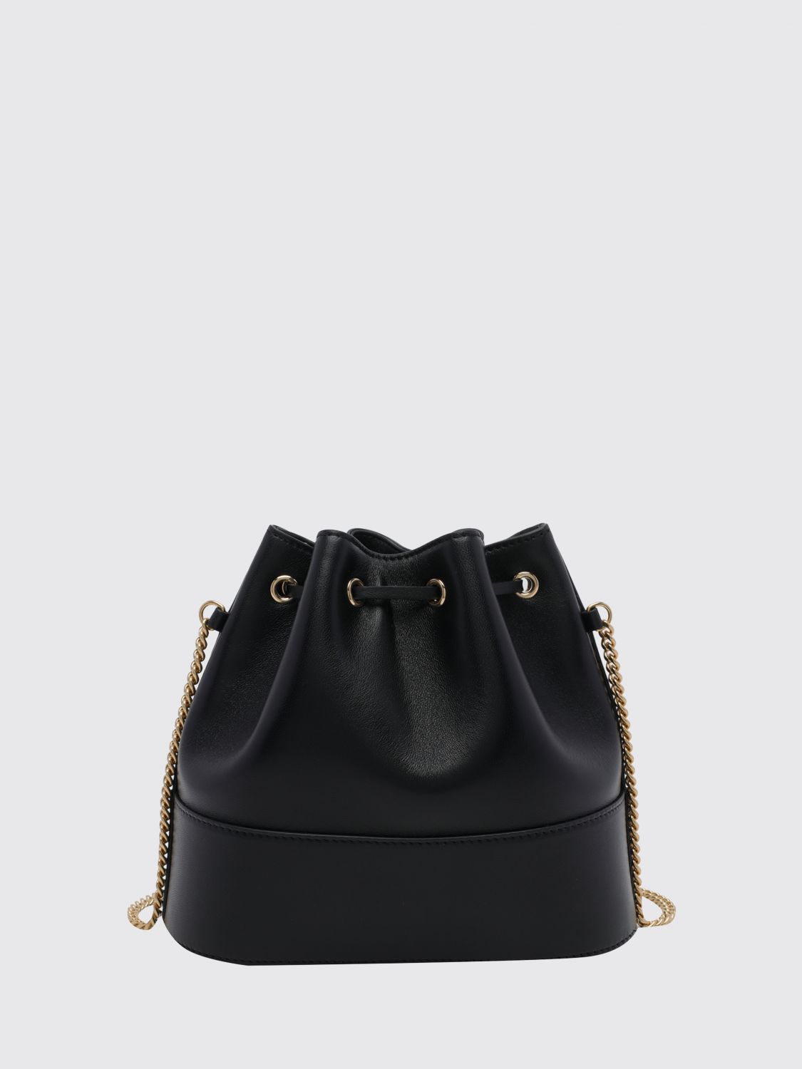 vlogo signature mini bucket bag in calf leather