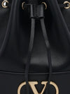 vlogo signature mini bucket bag in calf leather