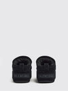 alaska suede platform mules with shearling lining