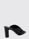 rafi high-heel mules sandals in smooth leather