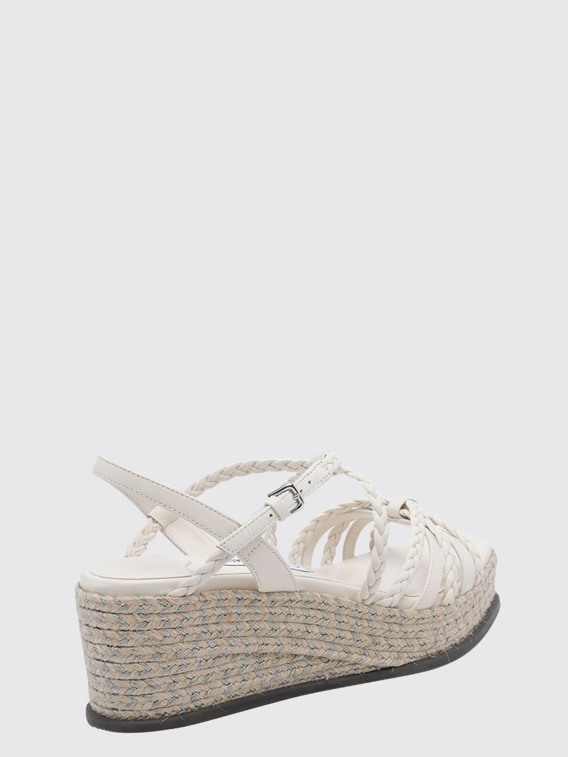 nyra woven leather wedge sandals