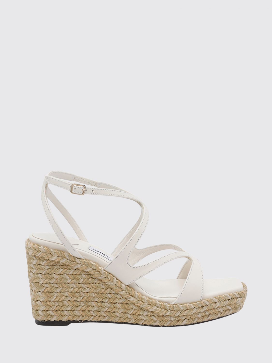 ayla square-toe leather wedge sandals