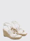 ayla square-toe leather wedge sandals