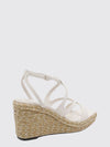 ayla square-toe leather wedge sandals