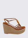 lemi beaded suede wedge sandals