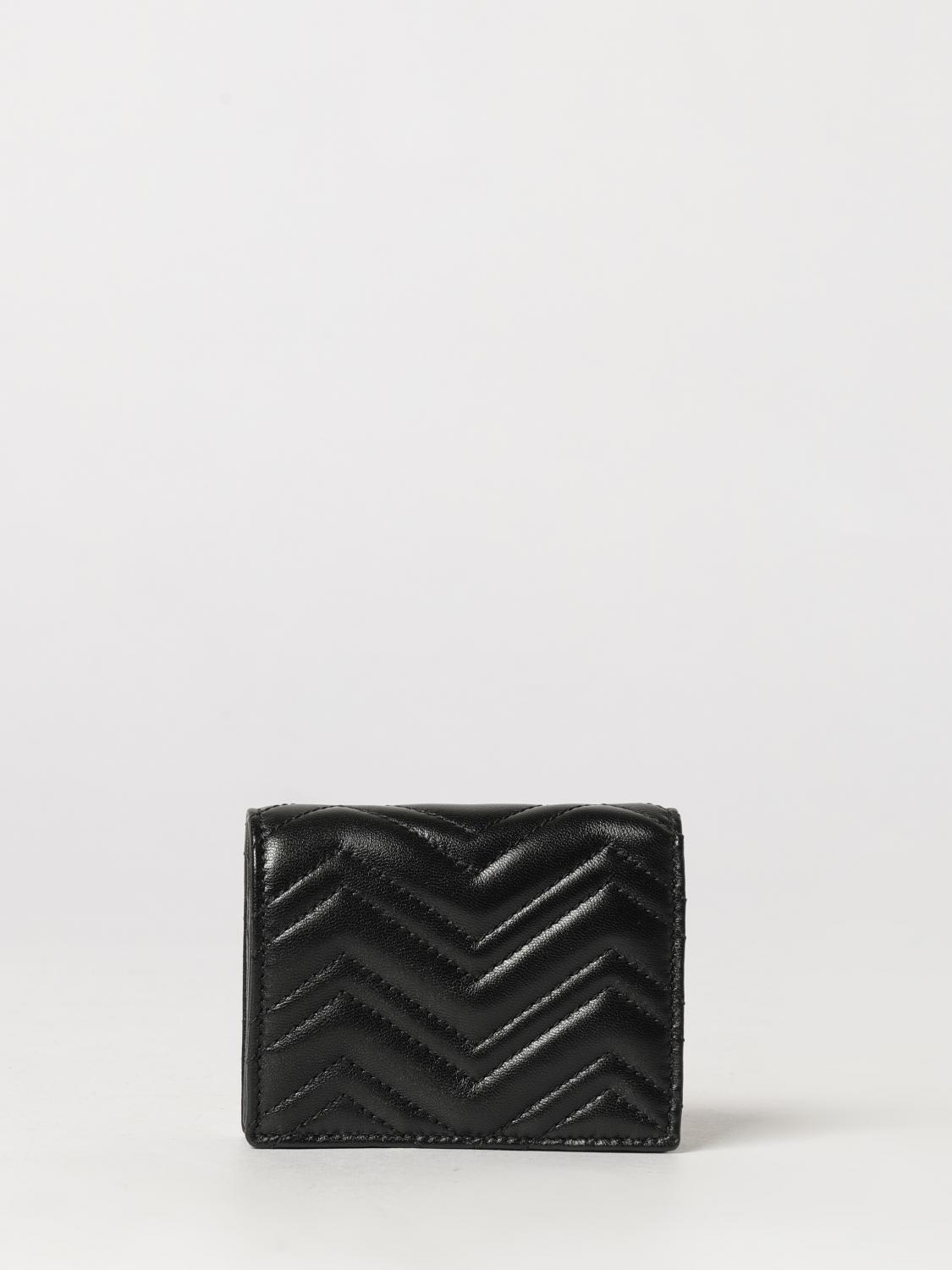 gg marmont chevron matelassé nappa bifold wallet