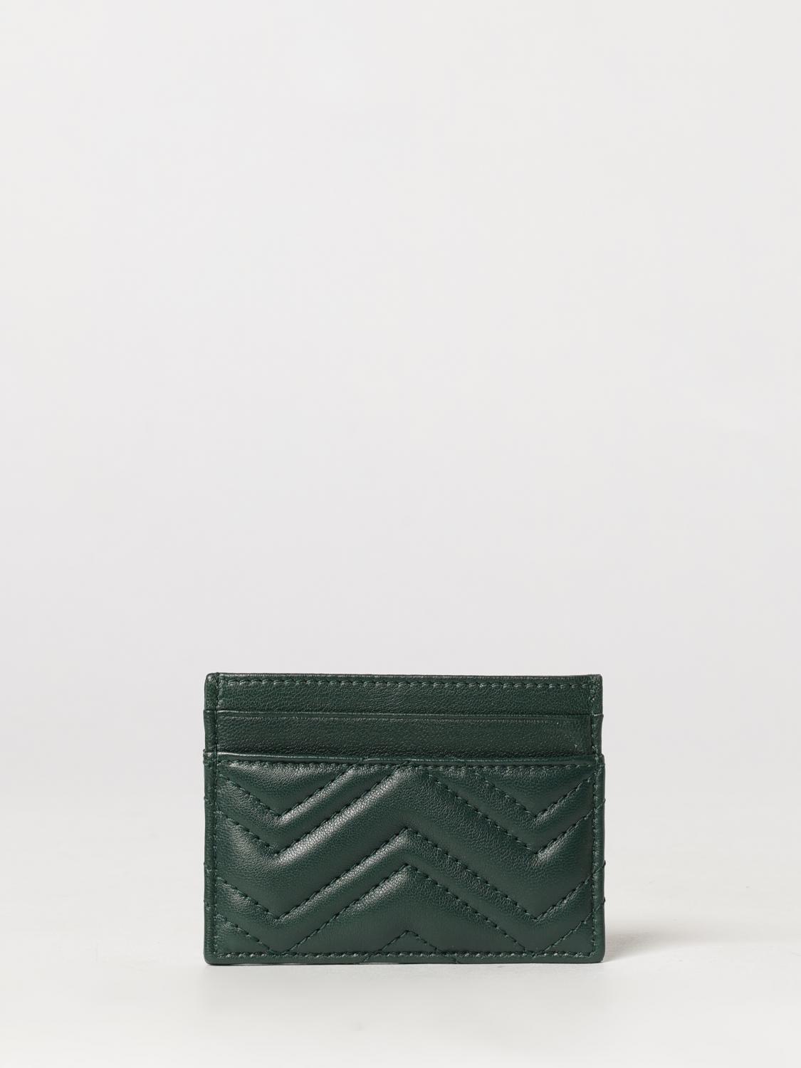 gg marmont quilted chevron nappa leather card holder