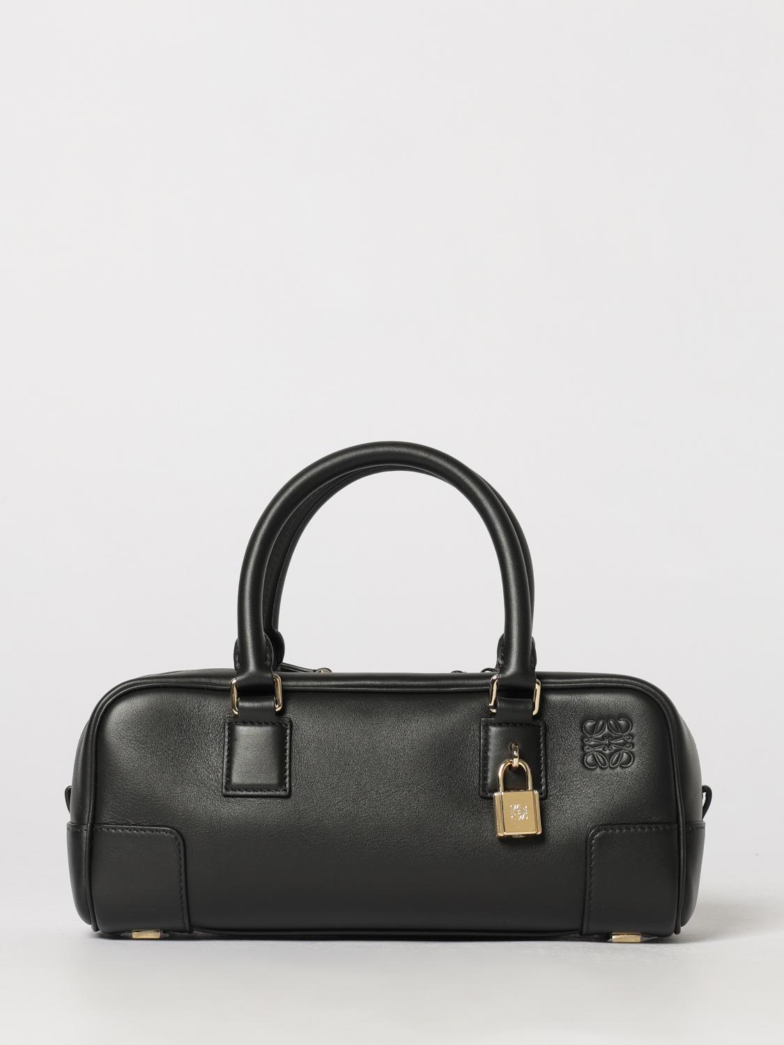 amazona 23 nappa calfskin handbag with embossed logo