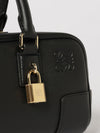 amazona 23 nappa calfskin handbag with embossed logo