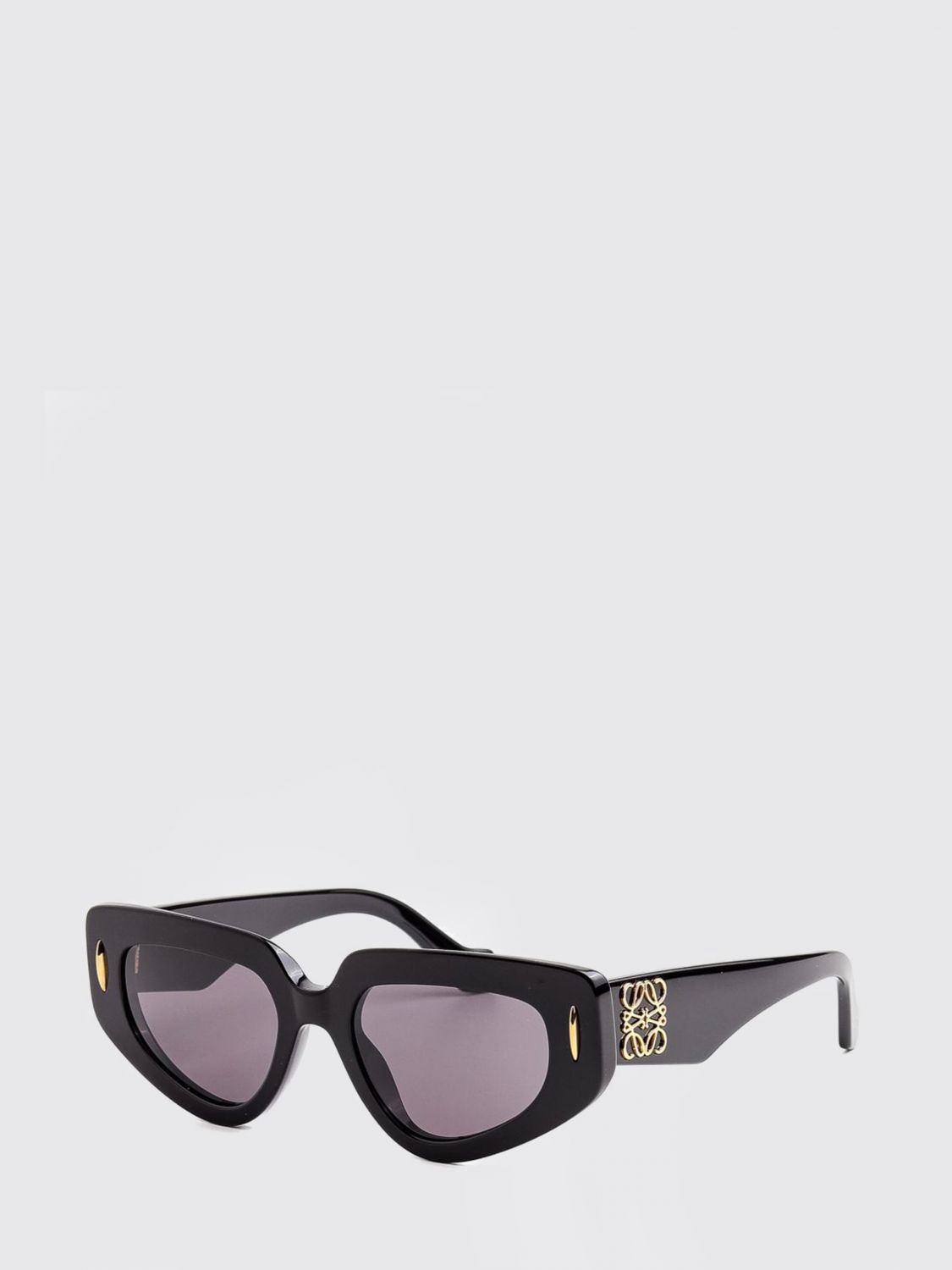 anagram flared cat-eye acetate sunglasses with contrast logo