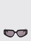 anagram flared cat-eye acetate sunglasses with contrast logo