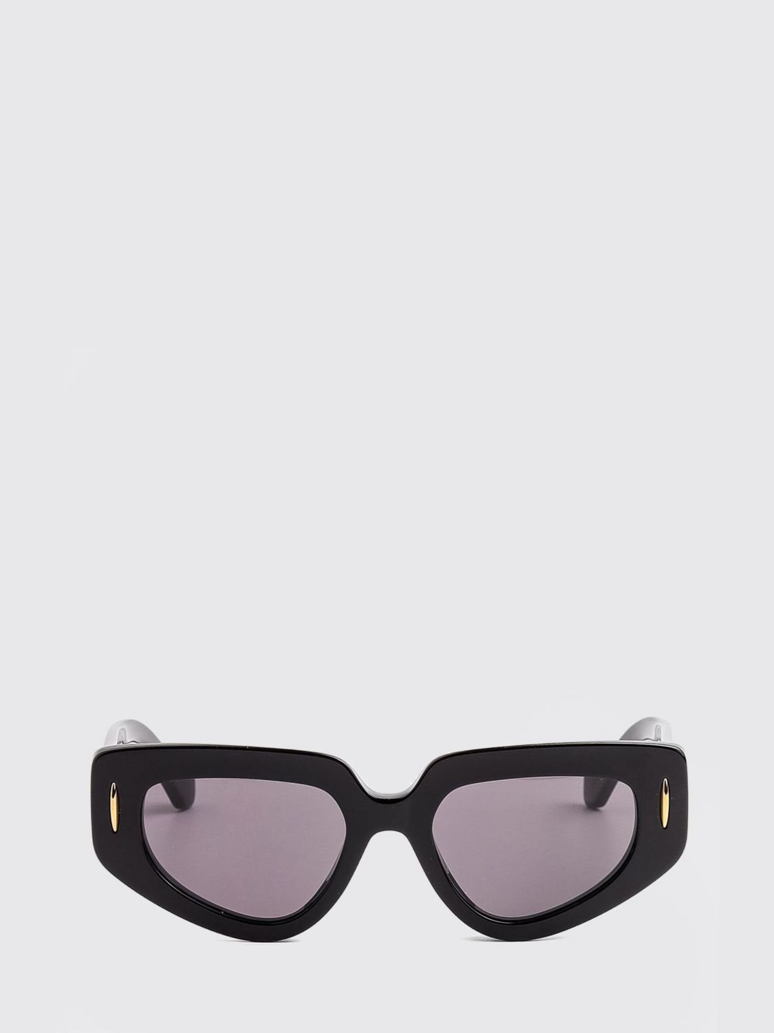 anagram flared cat-eye acetate sunglasses with contrast logo