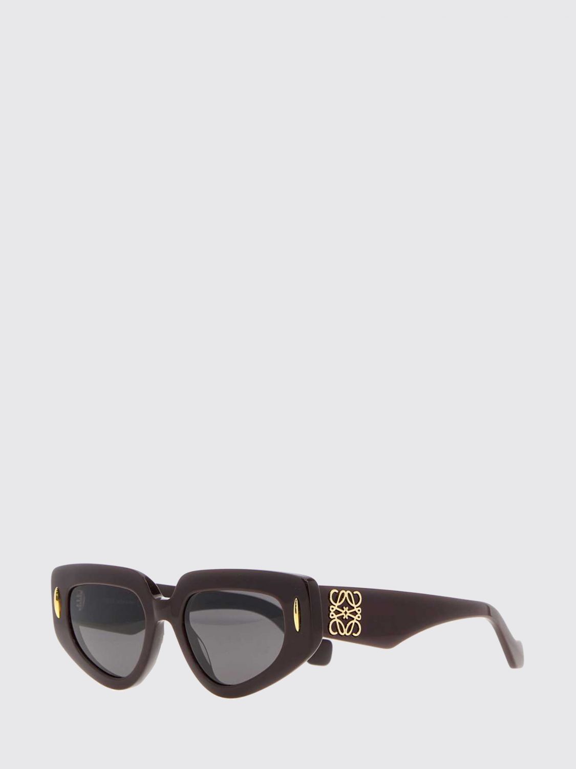 anagram flared cat-eye acetate sunglasses with contrast logo